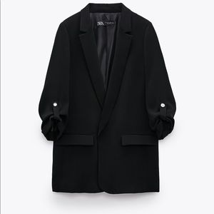 ZARA NAVY BLUE BLAZER